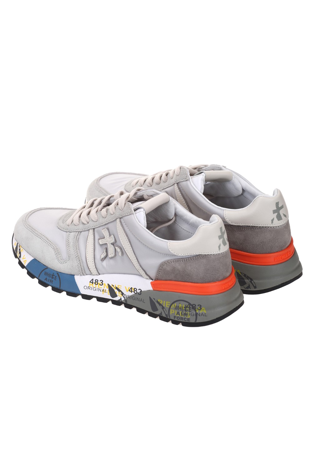 shop PREMIATA Saldi Scarpe: Premiata sneakers Lander in pelle di vitello scamosciata e nylon.
Altezza suola 3.5 cm.
Logo PREMIATA.
Suola leggera in contrasti di colore.
Composizione: 55% pelle di vitello 45% poliammide.
Composizione suola: 65% EVA 30% gomma 5% TPU.
Made in Vietnam.. LANDER-6130 number 2319595